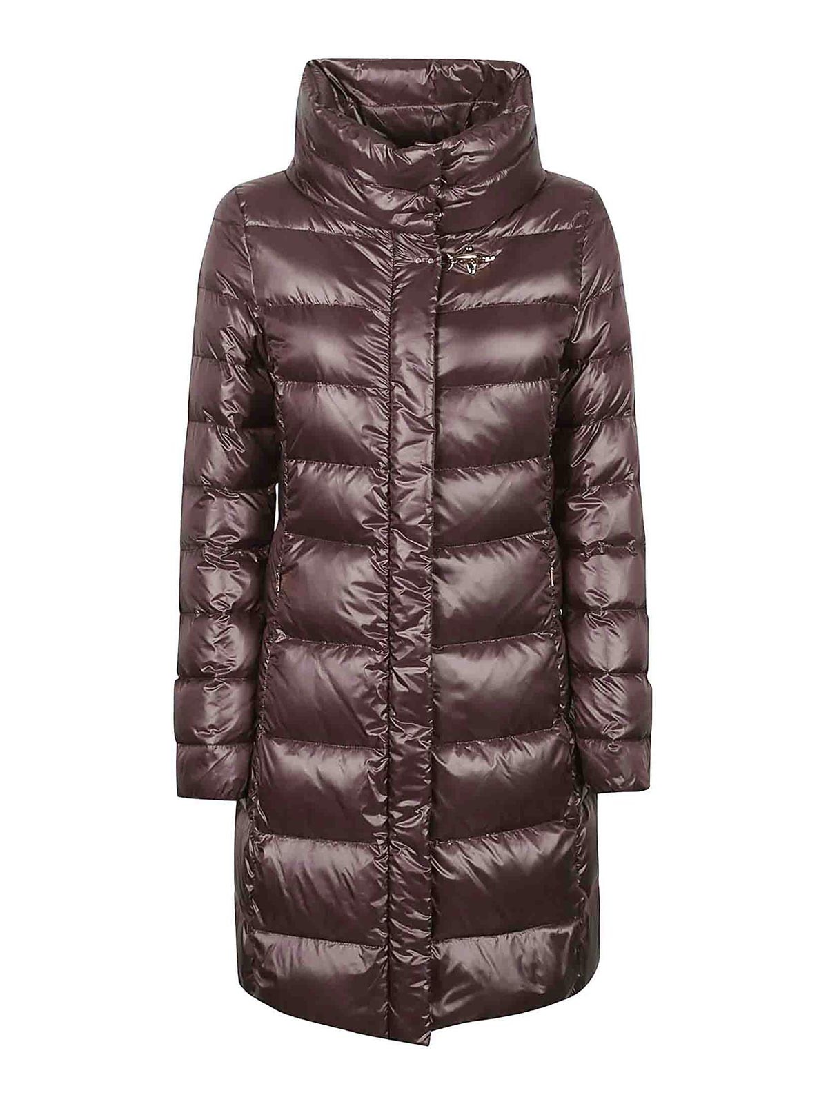 Fay Down Coat Urban Neck Crater + Gan In Gray