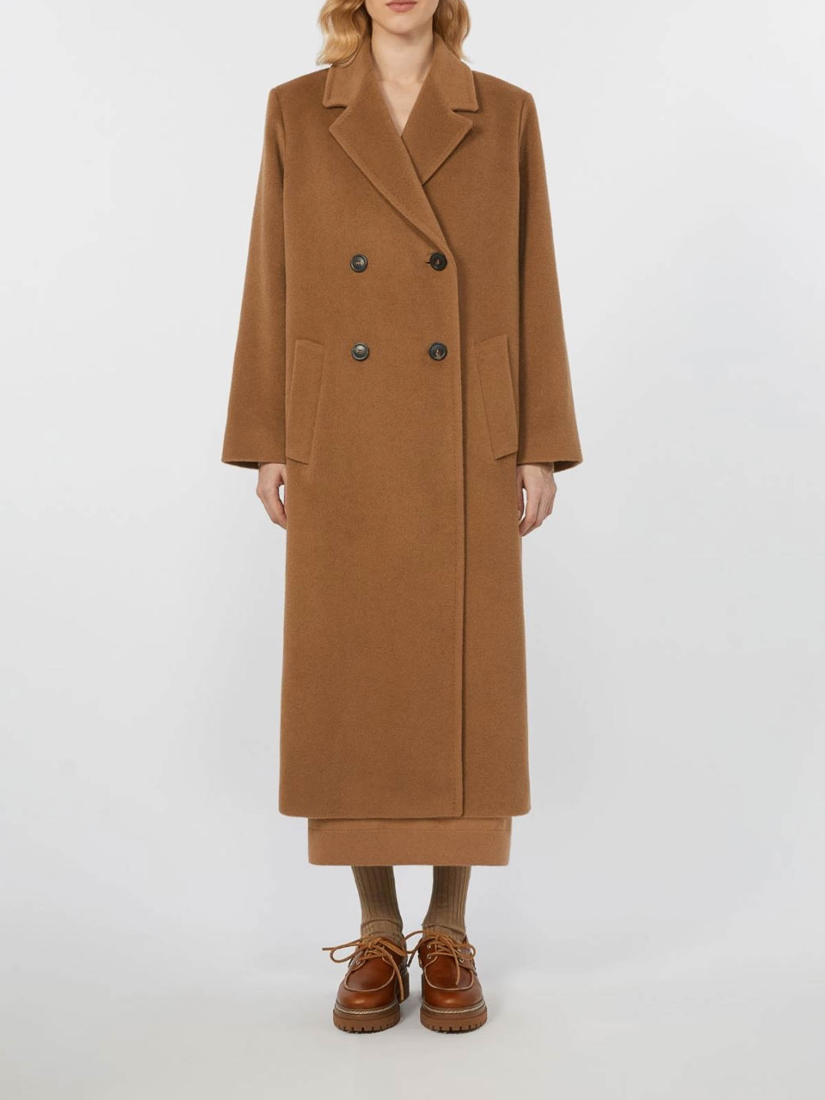 Weekend Max Mara Coat In Brown