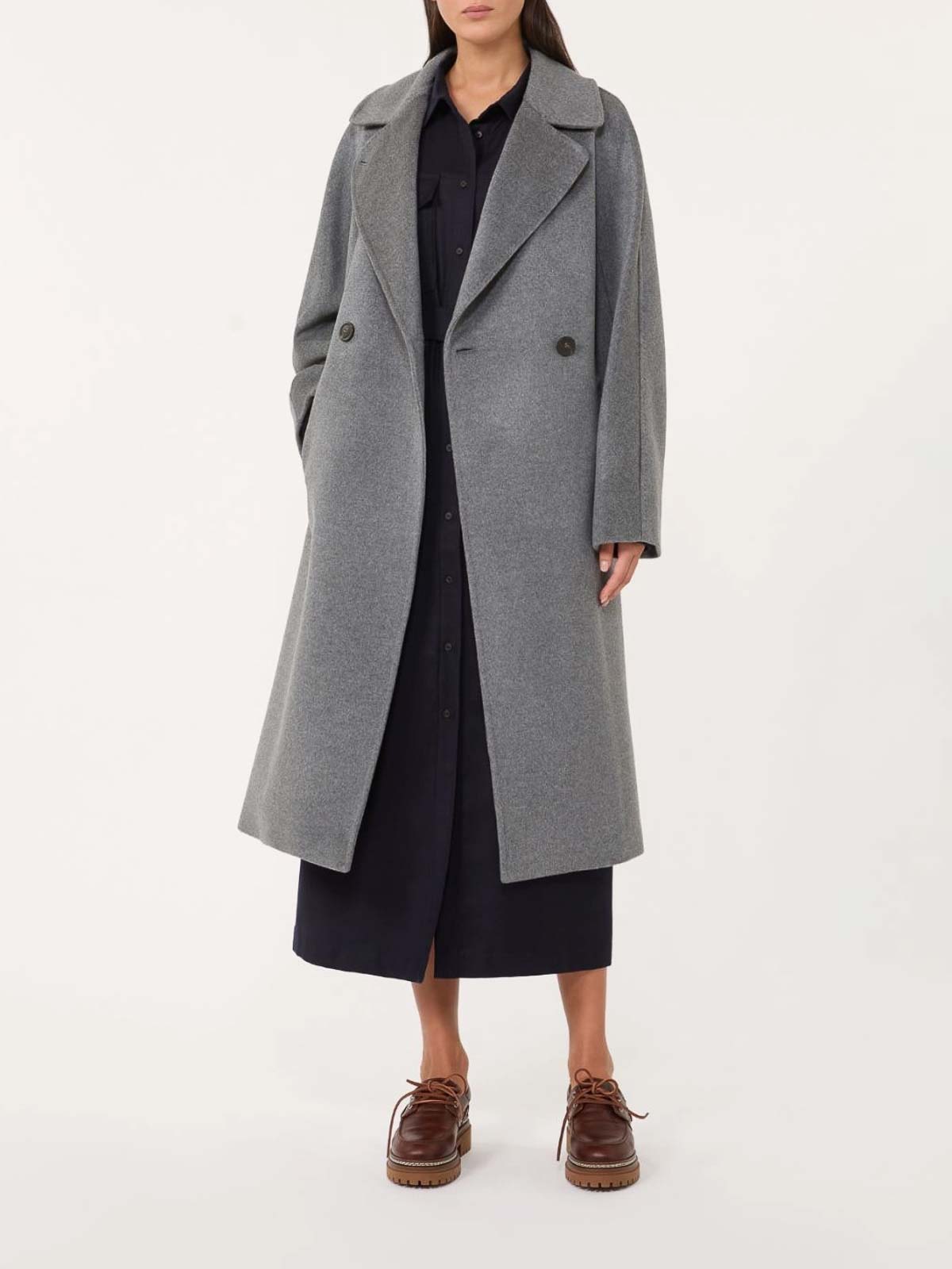 Weekend Max Mara 膝丈コート - グレー|252501610265101E15