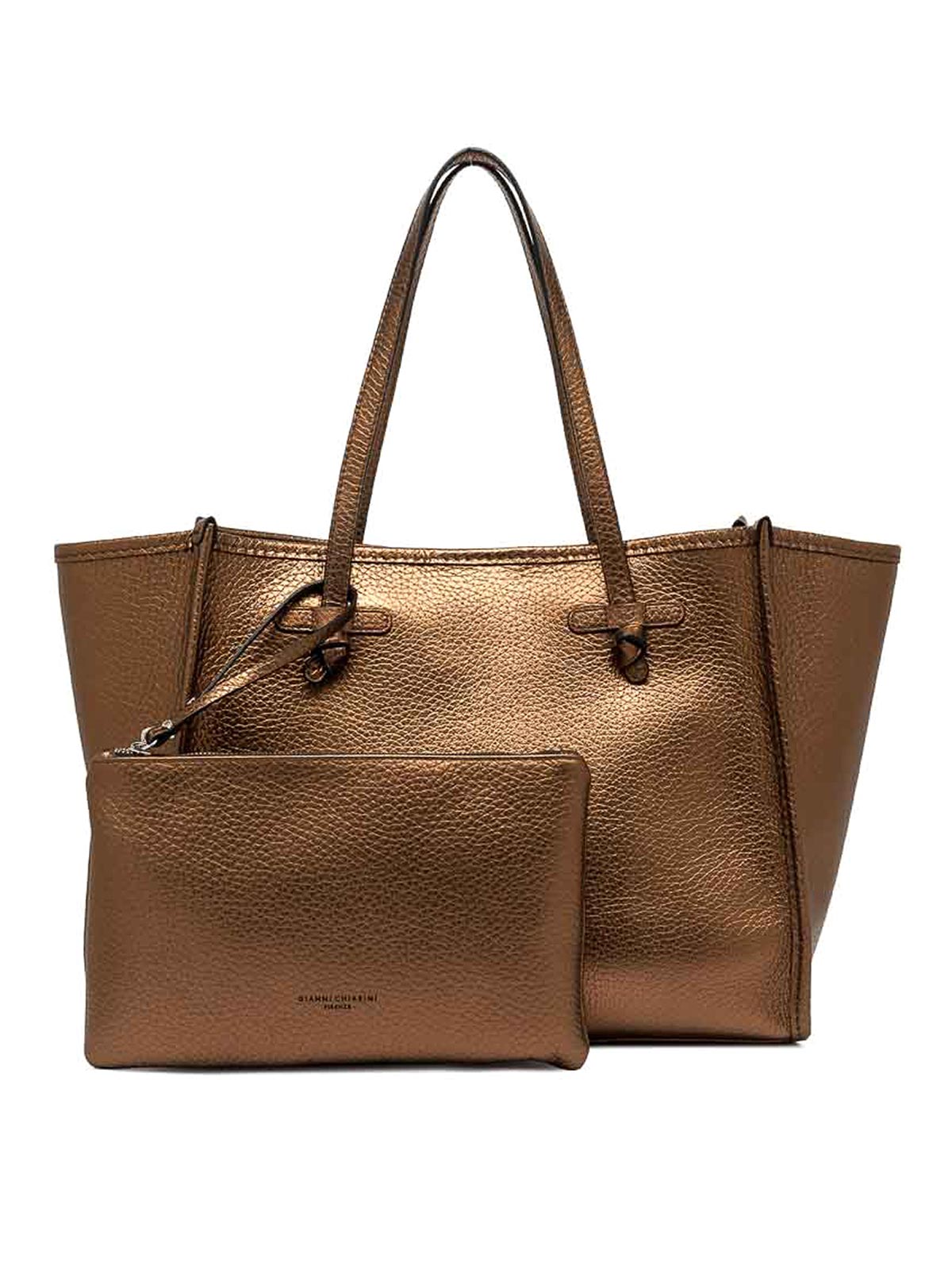 Gianni Chiarini Miss Marcella 32 Tote Bag In Brown