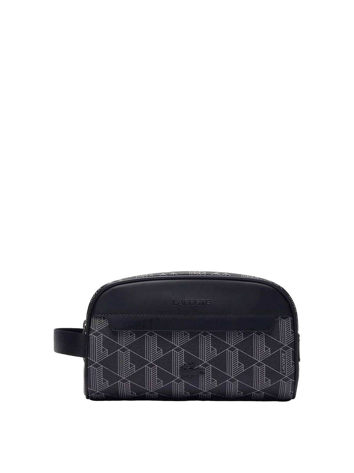 Lacoste Necessaire The Blend Monogram In Black