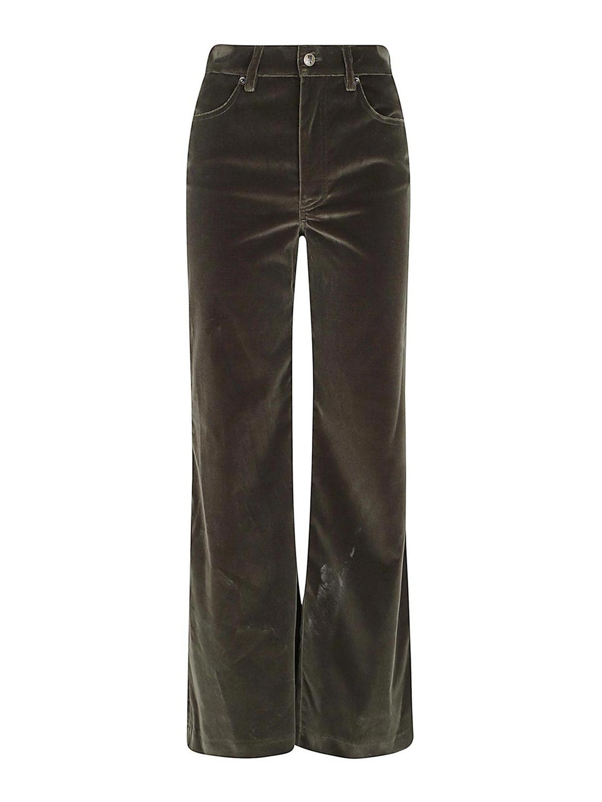 La Doublej The Flare Pants In Green