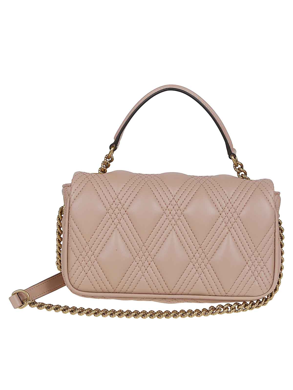 Valentino Small Top Handle Bag Quiltie 67 In Pink