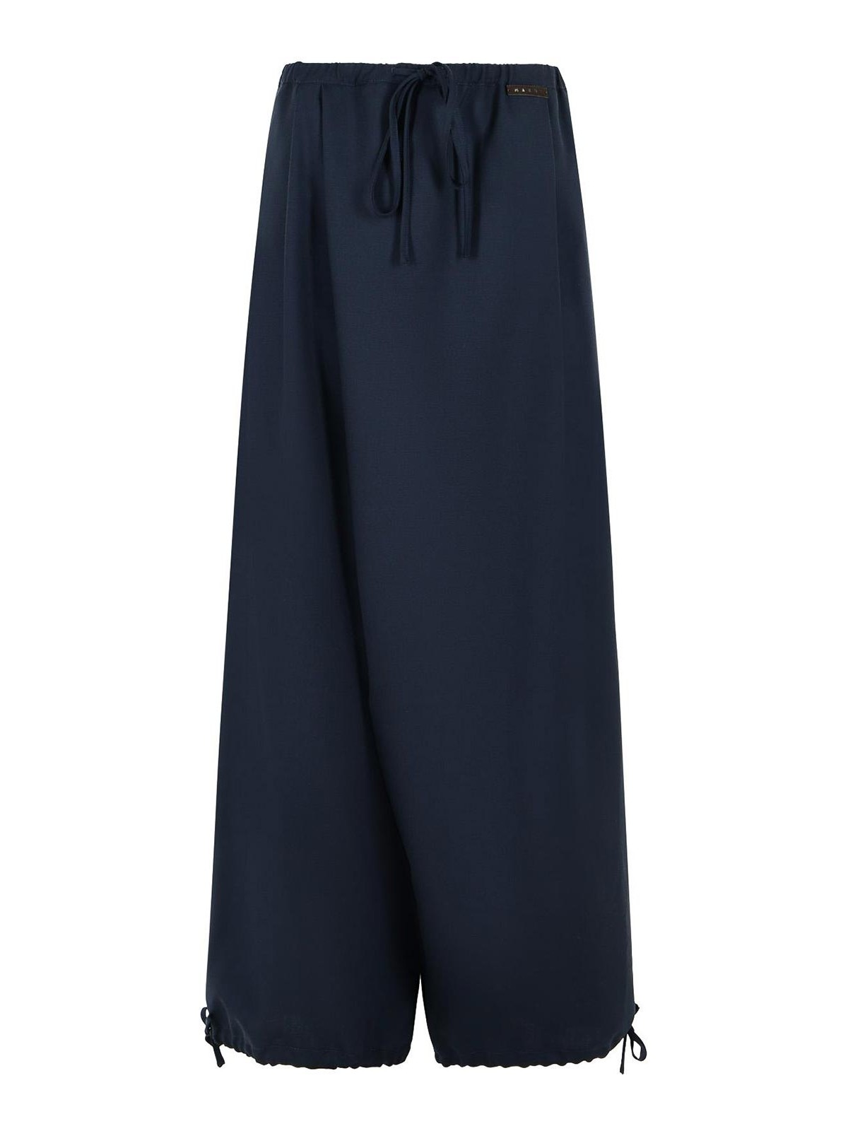 Marni Blue Virgin Wool Trousers