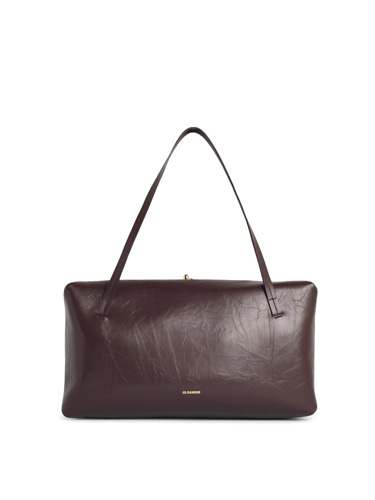 Jil Sander Large  Brown Leather Bag