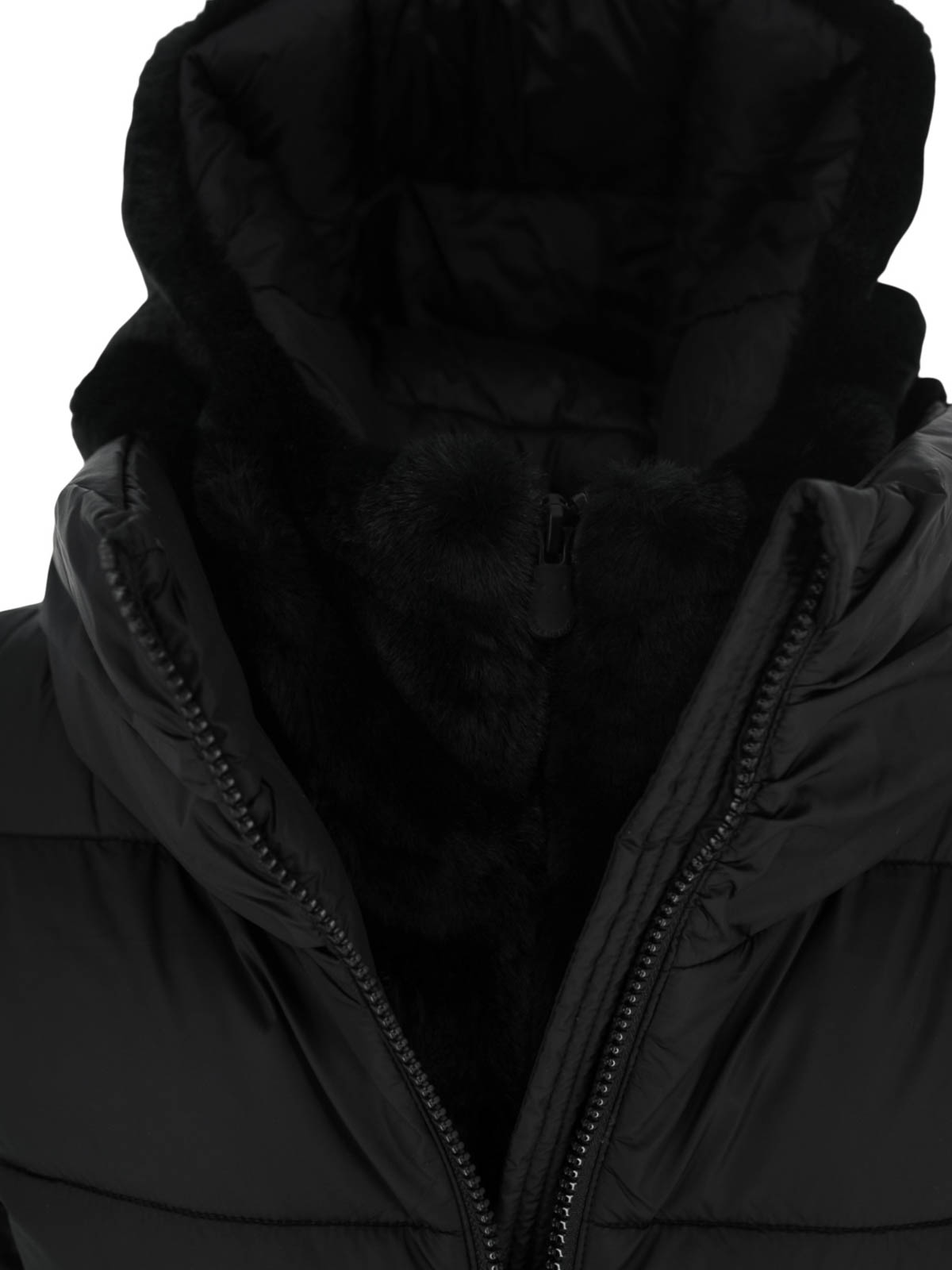 Save The Duck Puffer Jacket In Black