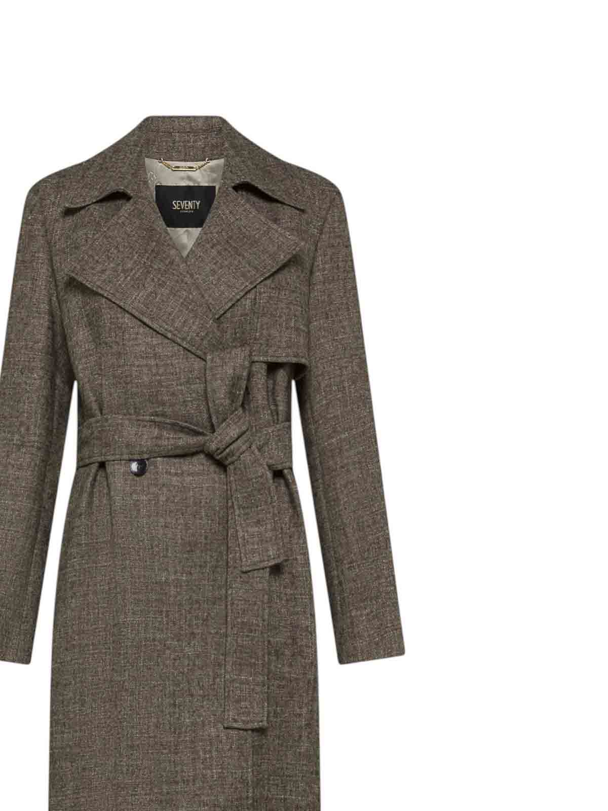 Seventy Raincoat In Brown