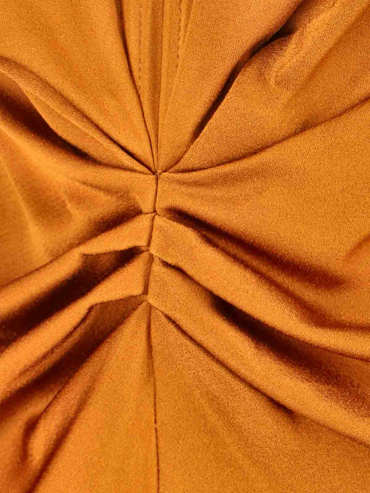 Victoria Beckham Midi Dress In Orange