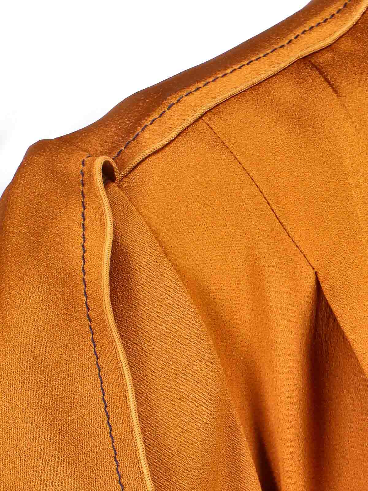 Victoria Beckham Midi Dress In Orange