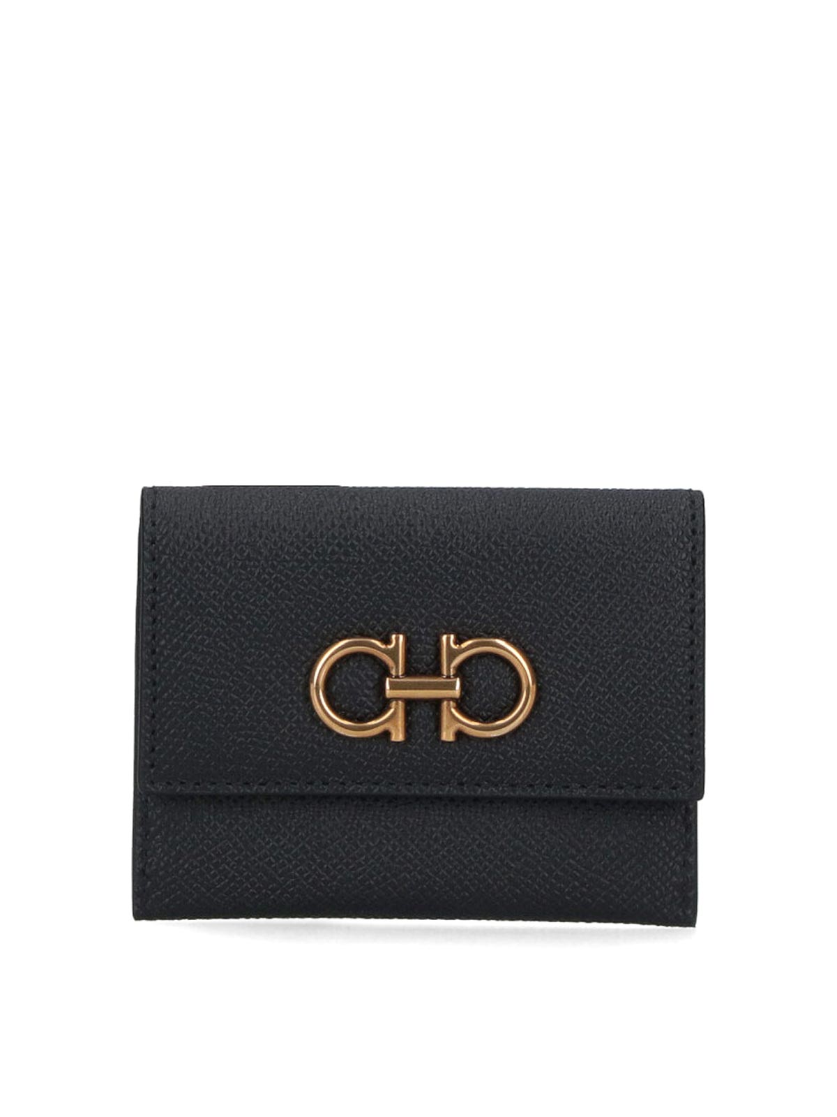 Ferragamo Card Holder In Black