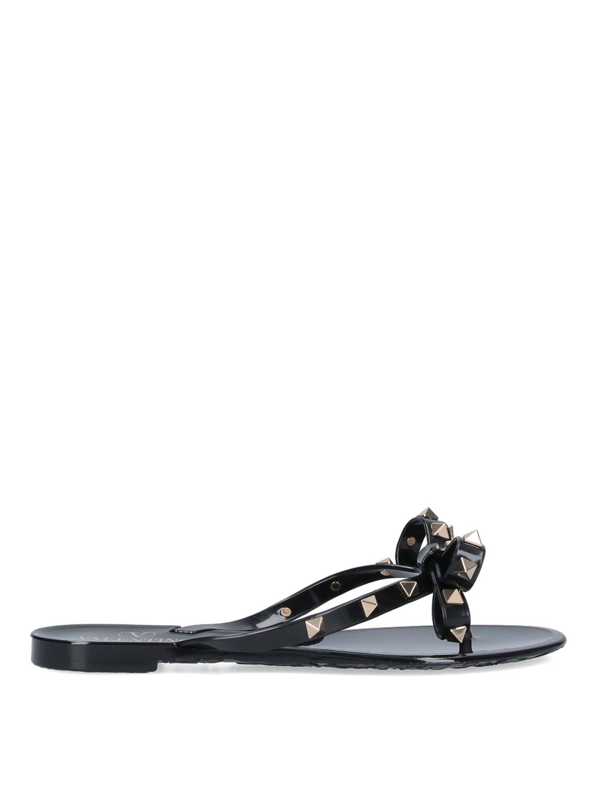 Valentino Garavani Flip-flop Sandals In Black