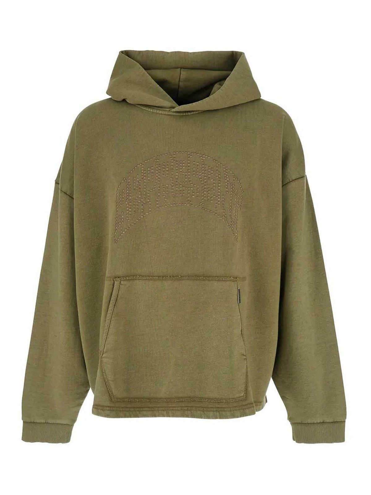 Represent Owners Club Hoodie Hoodie Vintage Khaki In Green
