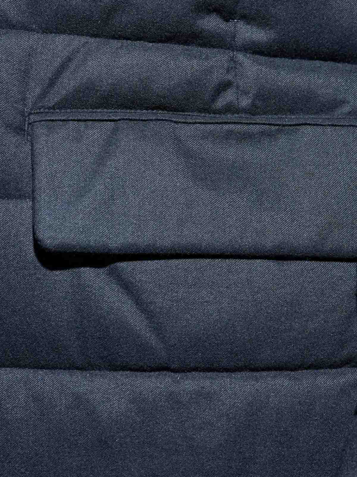 Save The Duck Gordon Coat Navy Blue Melange In Blue