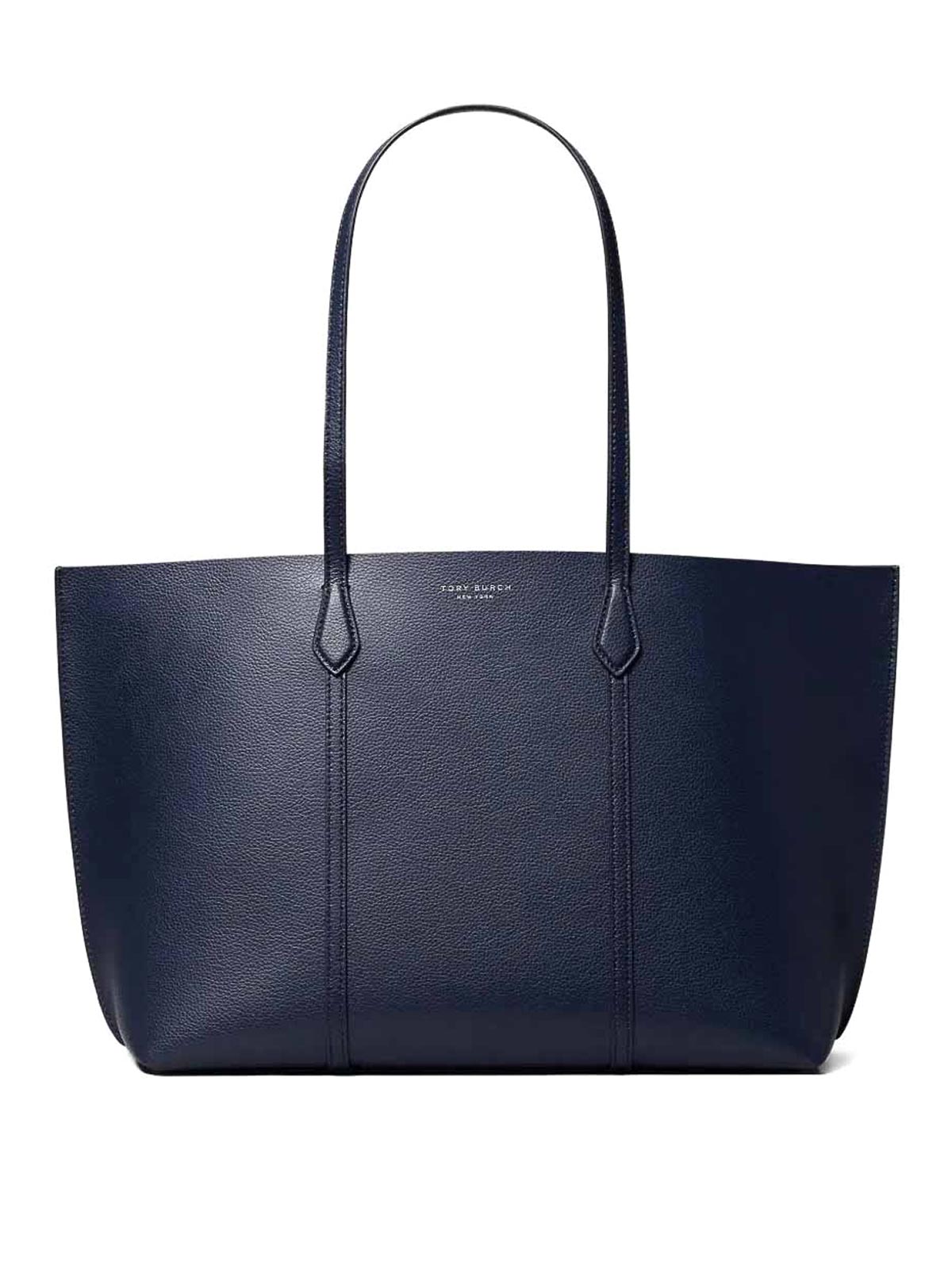 Tory Burch Perry Tote Dark Sky In Blue