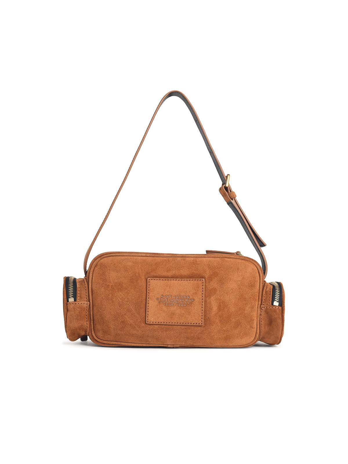Marc Jacobs The Cargo Brown Suede Bag In Brown