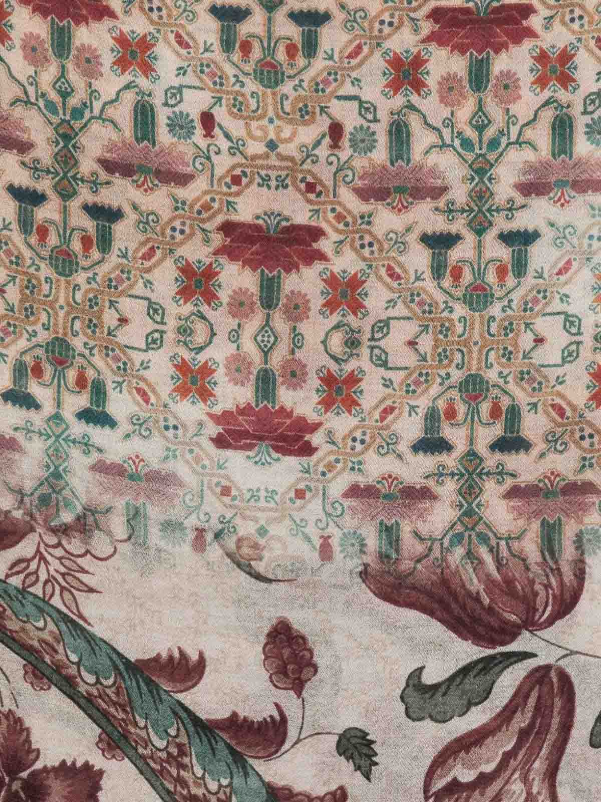 Pierre-louis Mascia Printed Cashmere Scarf In Multi