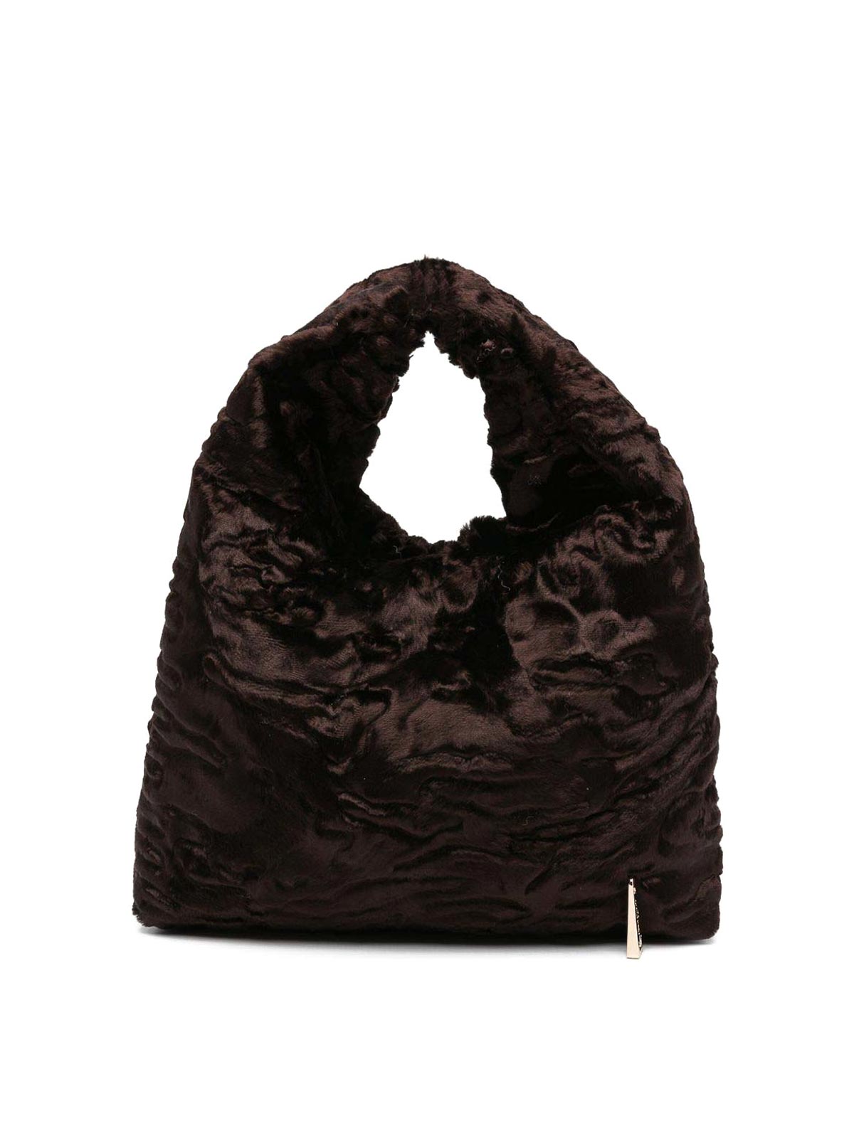 La Milanesa Lisa Small Shoulder Bag In Brown