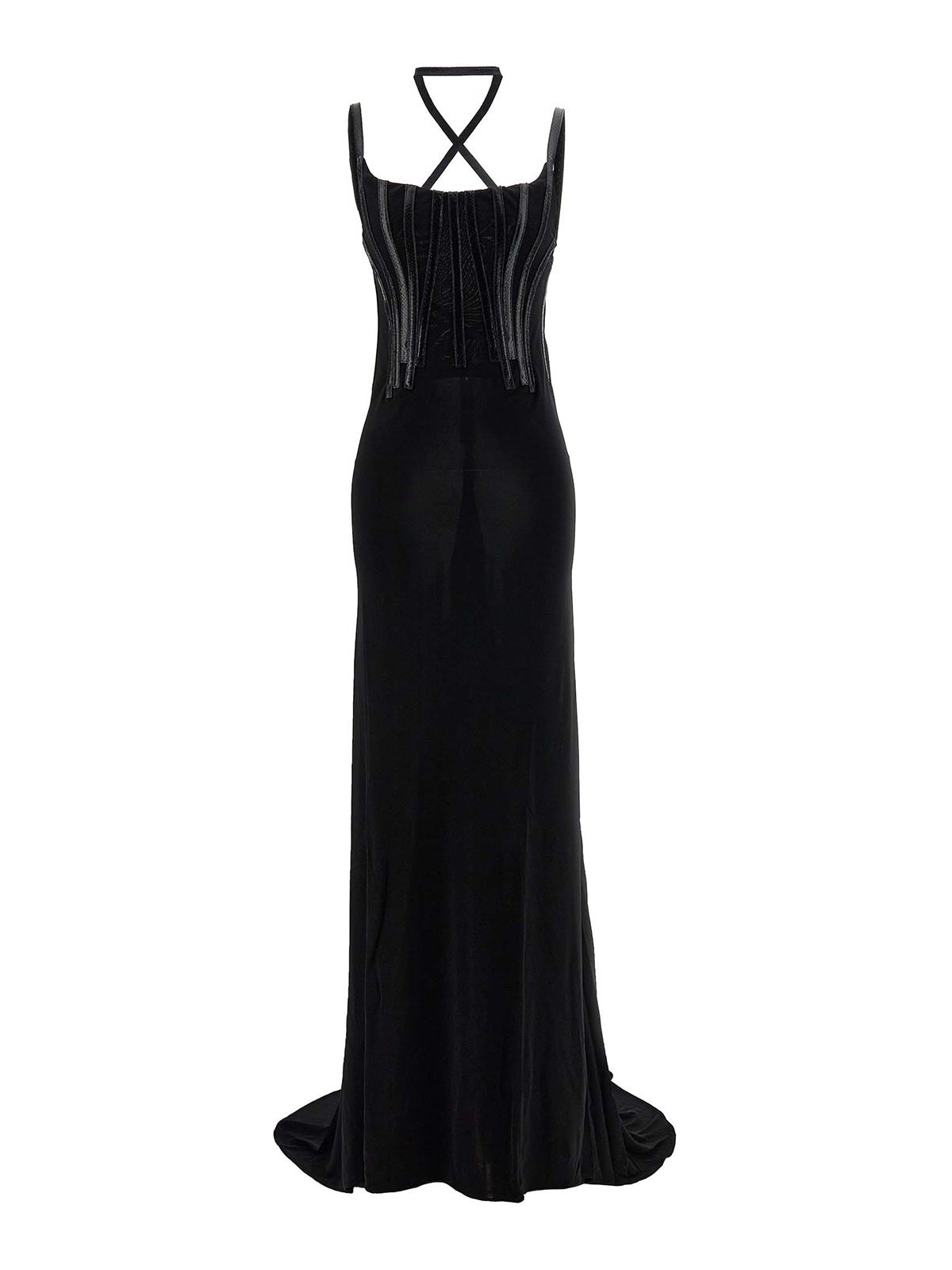 Dsquared2 Corset Dress In Black