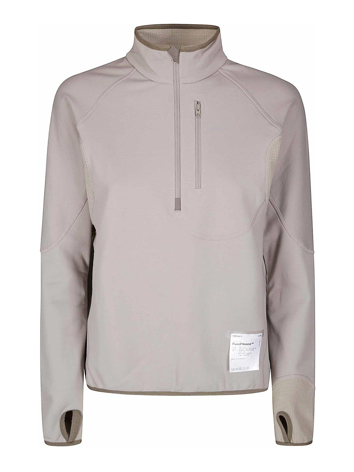 Satisfy Ghostfleece Half-zip In Gray