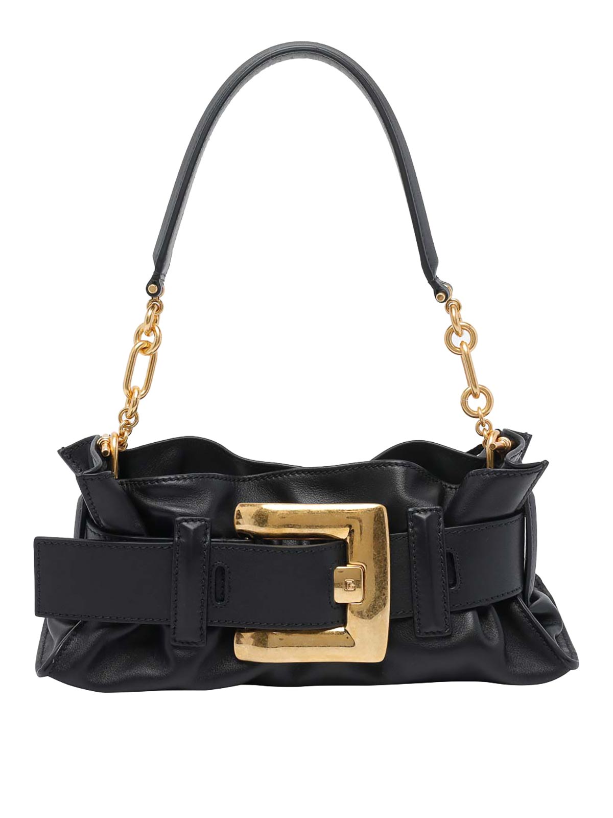 Balmain Mini Anthem Shoulder Bag In Black