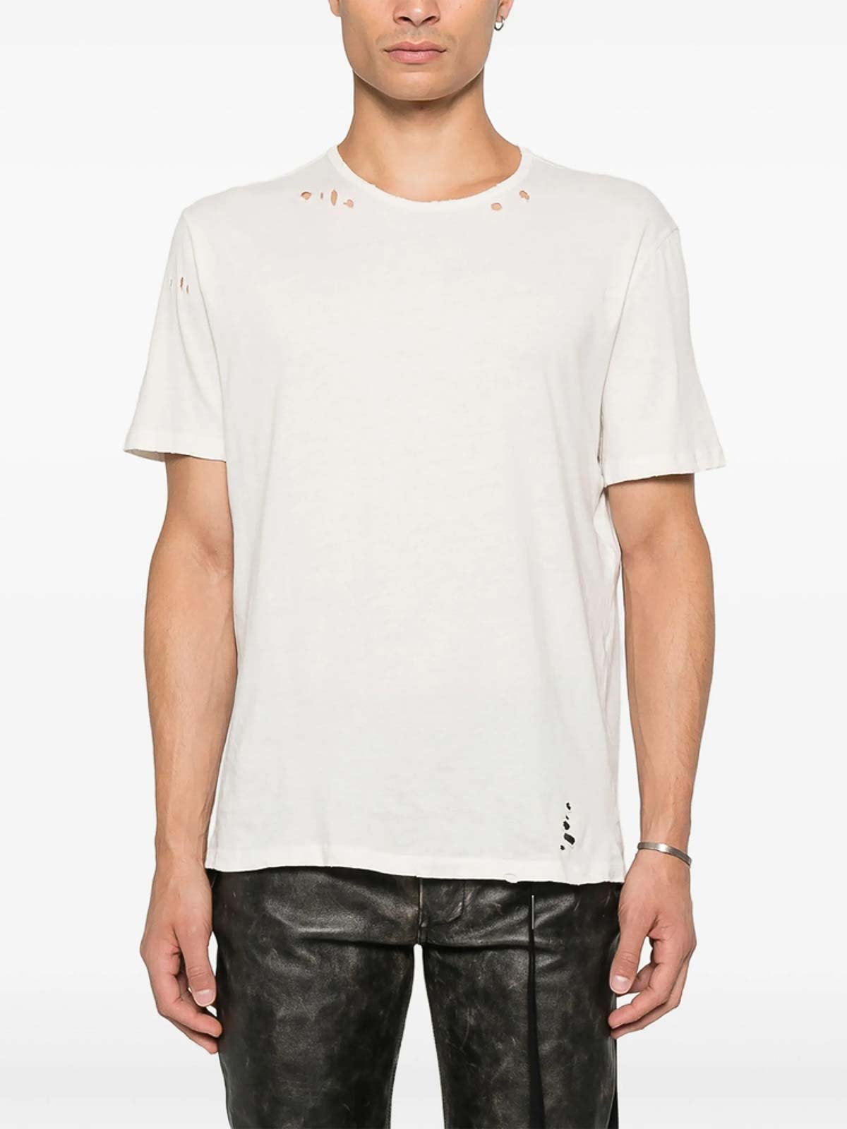 Ann Demeulemeester T-Shirt - Beige - Men|B0013414FA638003