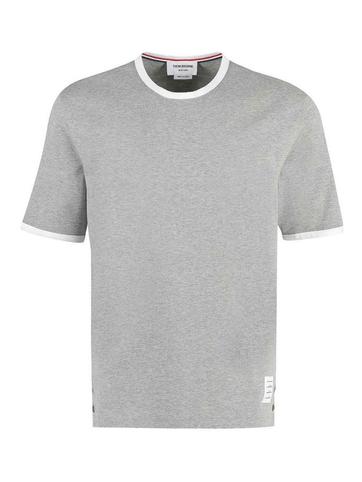 T-shirt Ss Ringer in jersey di peso medio