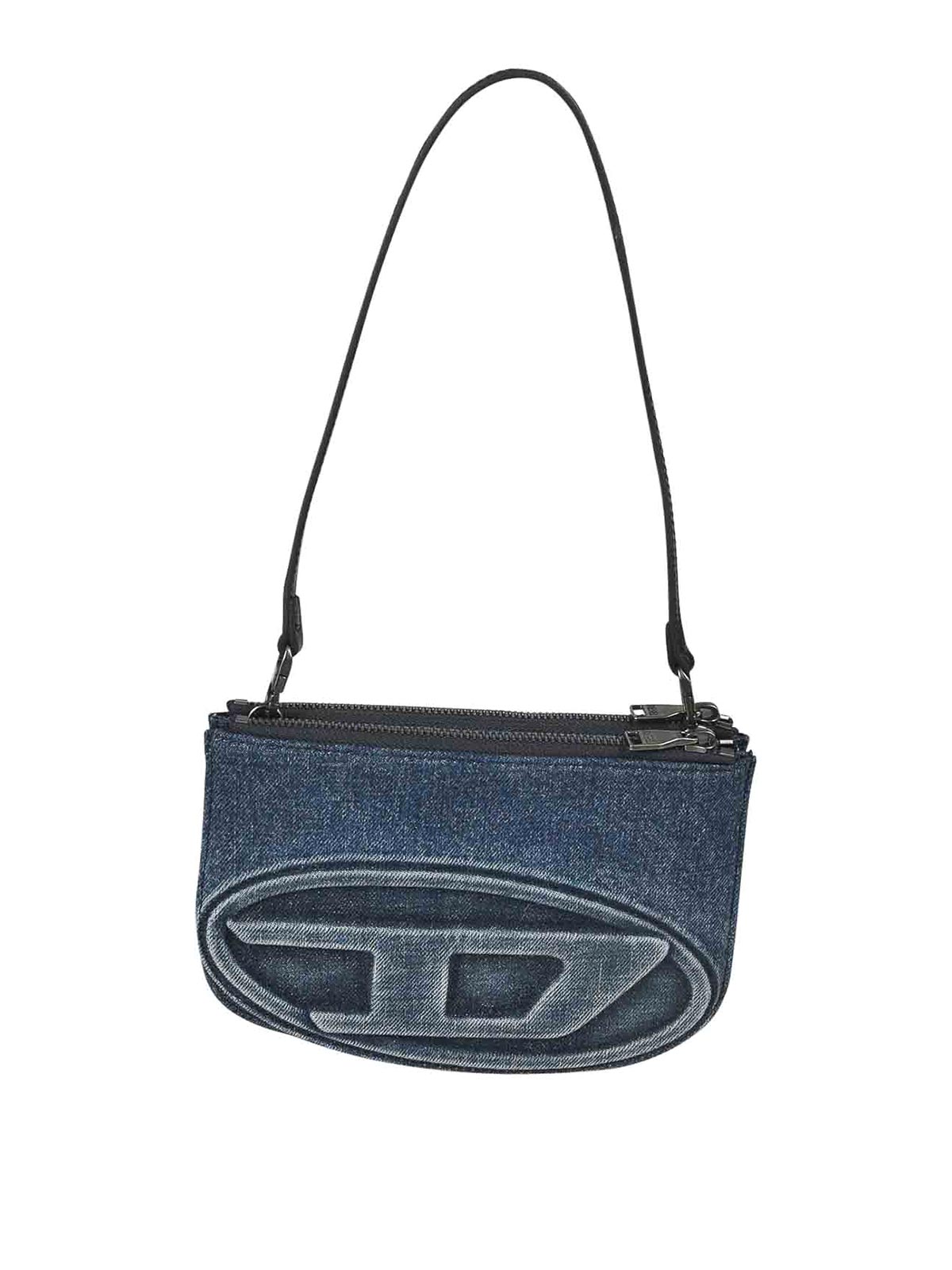 Diesel Technical Fabric Backpack In Blue