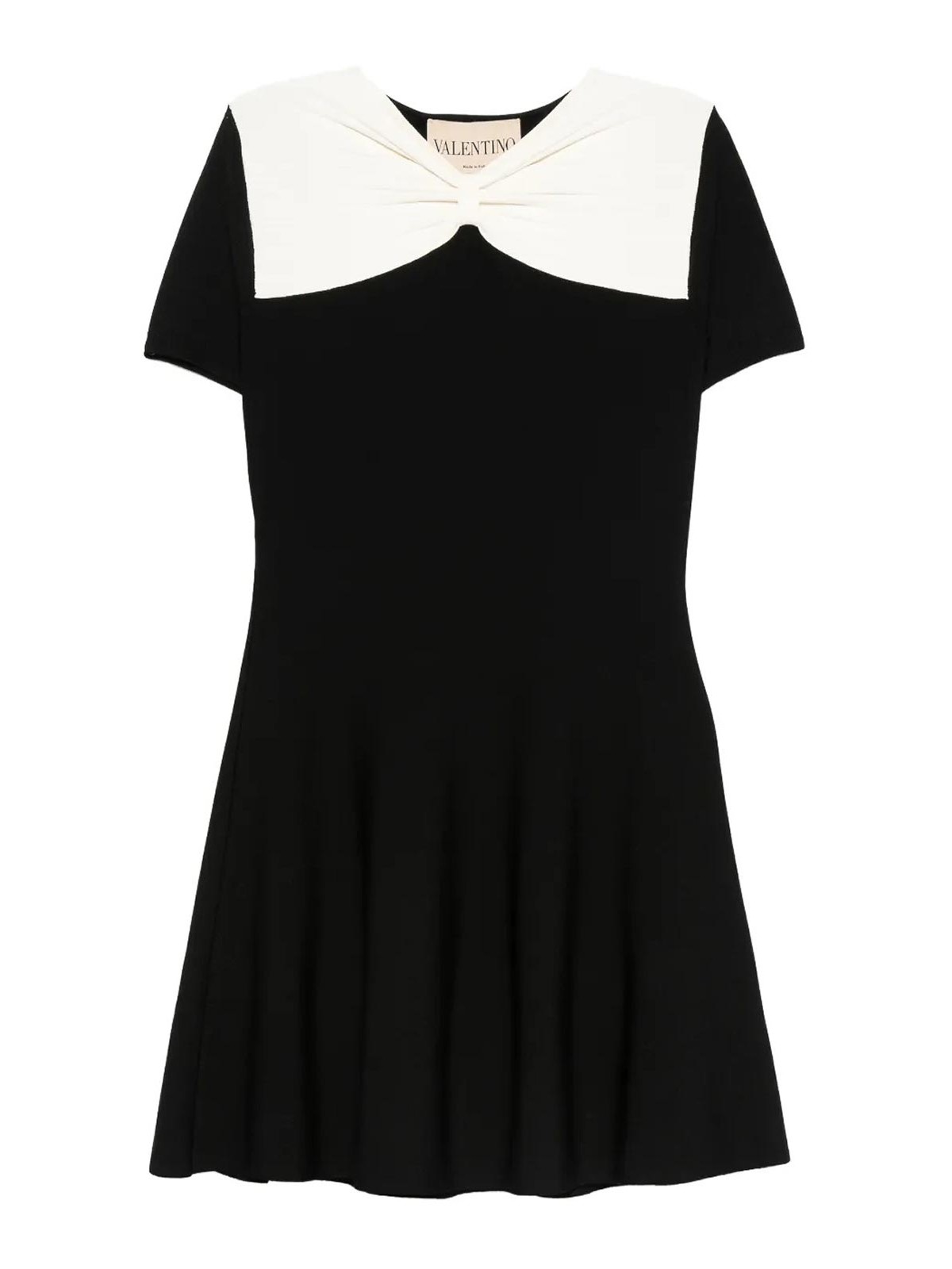 Valentino Wool Dress In Black