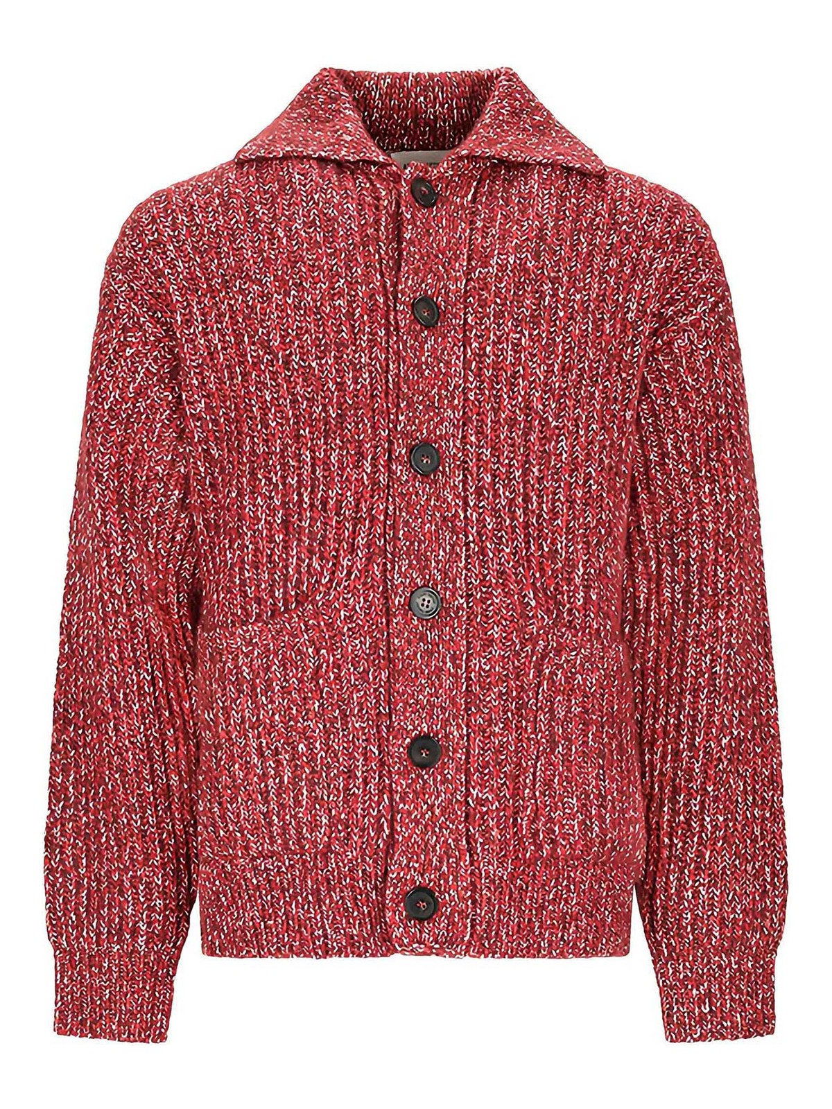 Atomofactory Cinglese Mouline Shirt In Red