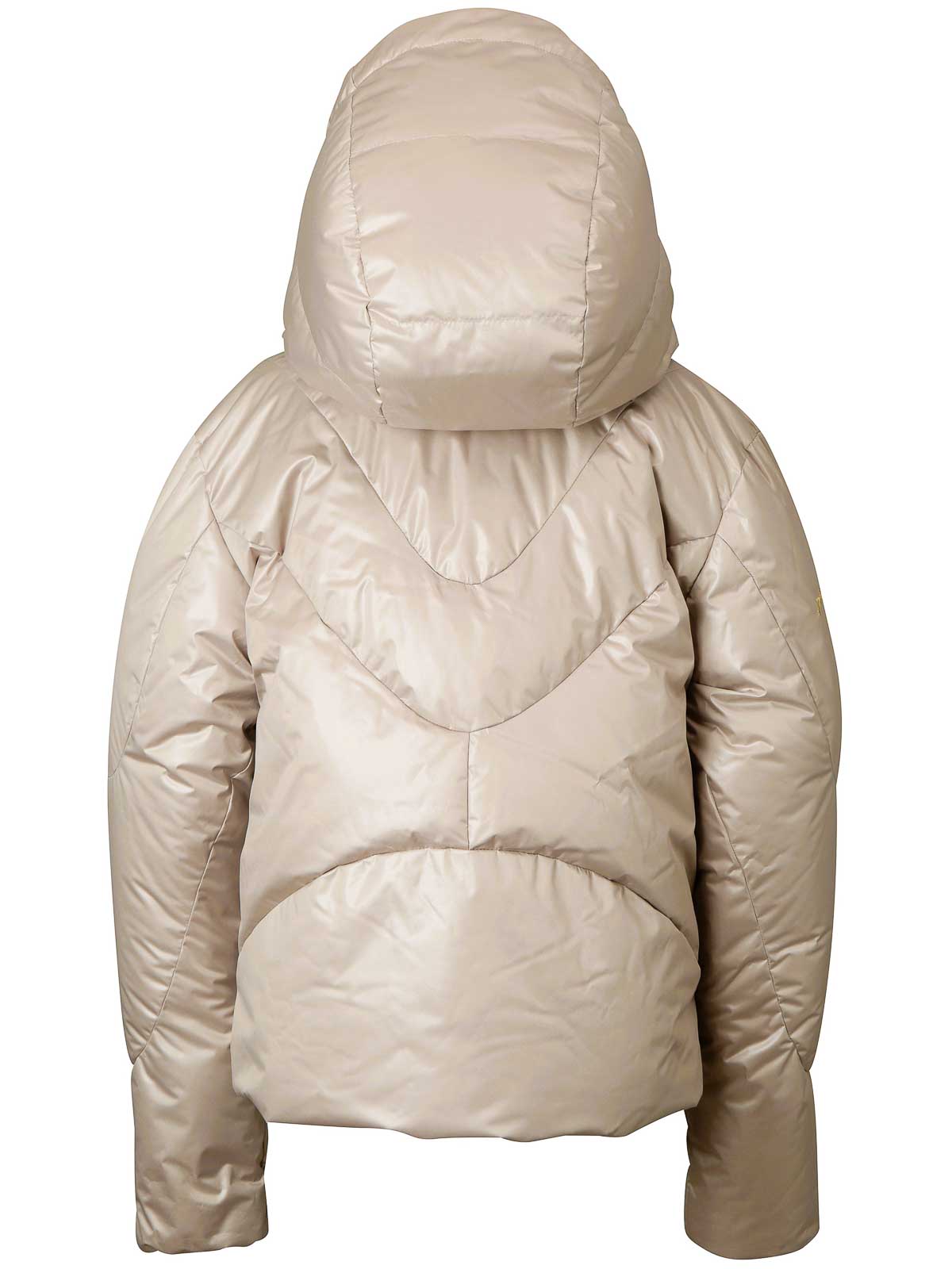 Phenix Irregular Nude Polyester Ski Jacket In Neutral