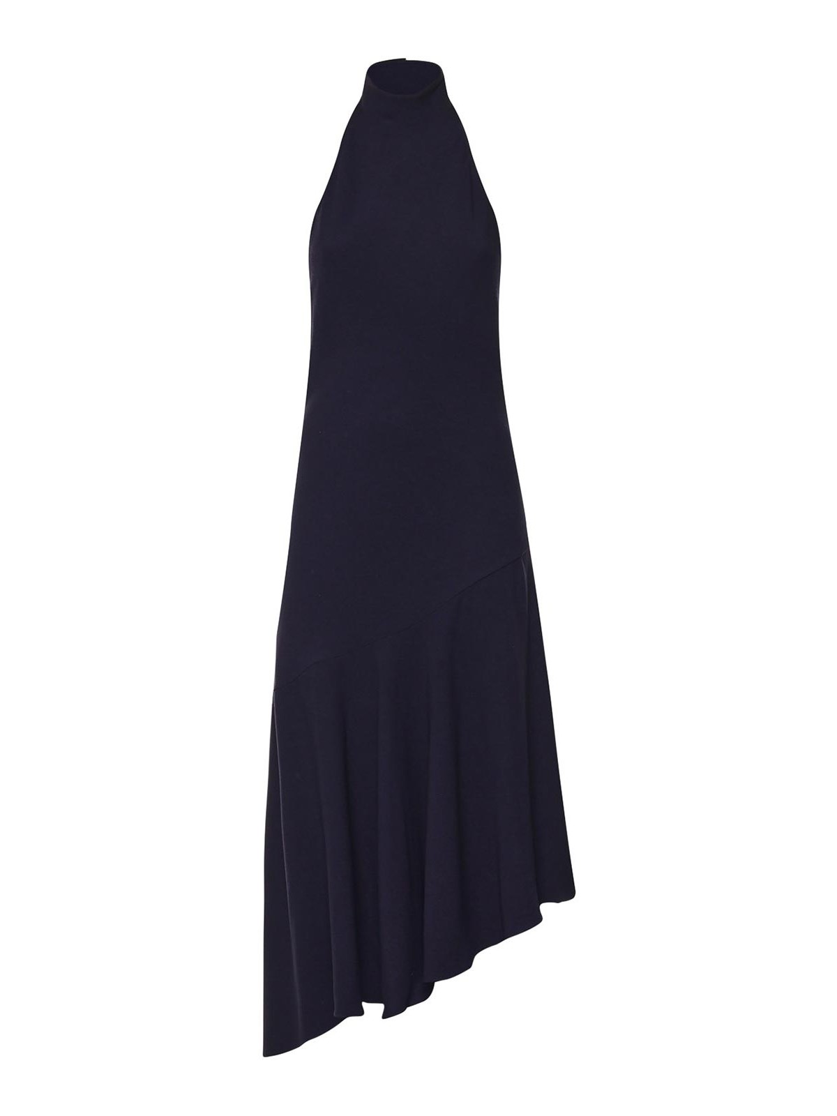 Alaïa Asymmetrical Viscose Dress In White