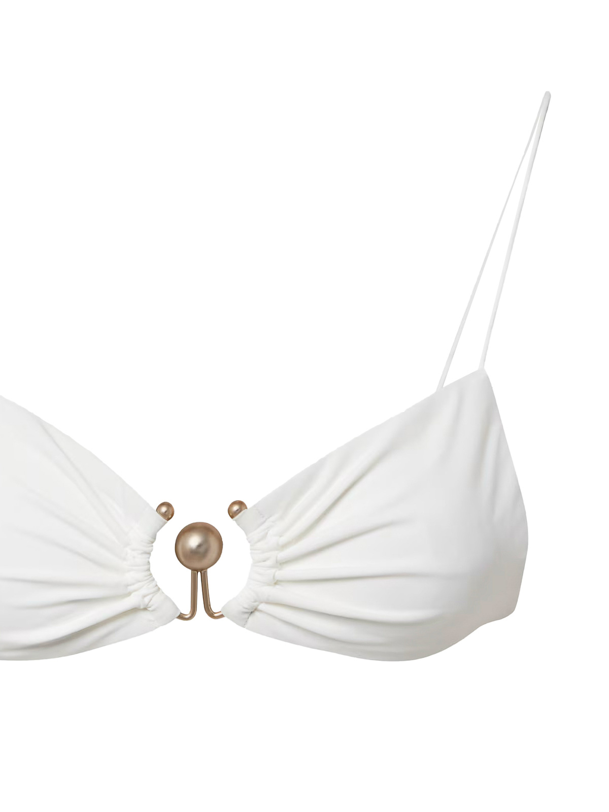 Christopher Esber Miniscule Bikini Top In White