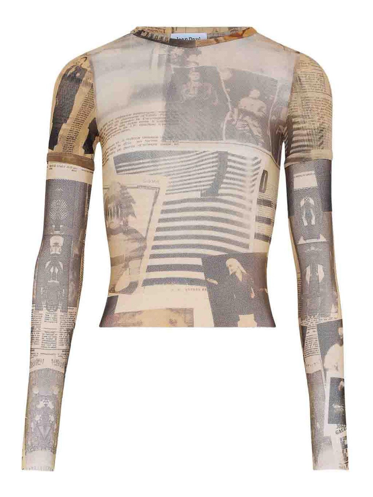 Jean Paul Gaultier T-shirt con stampa ufficiale