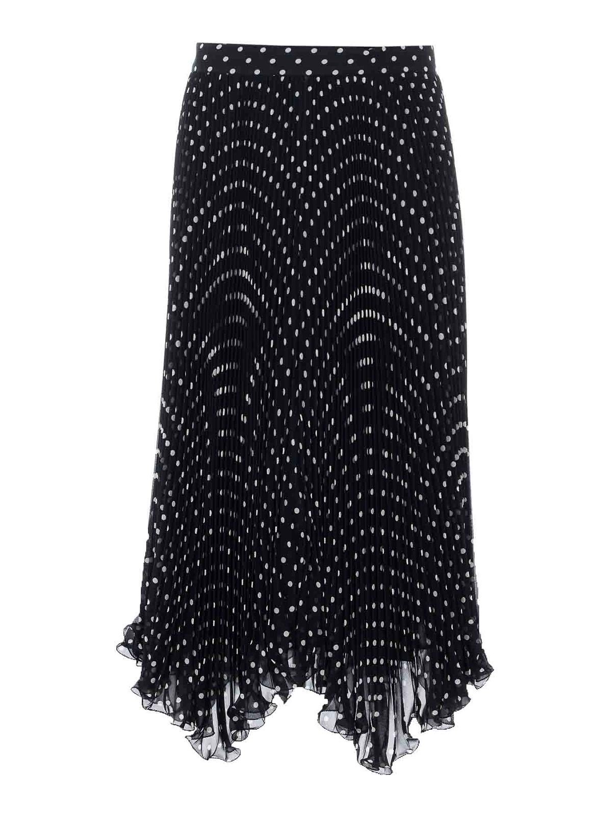 ヴァレンティノ　膝丈スカート Valentino Garavani 膝丈/ミディスカート - 黒|RAEL59ABTB1