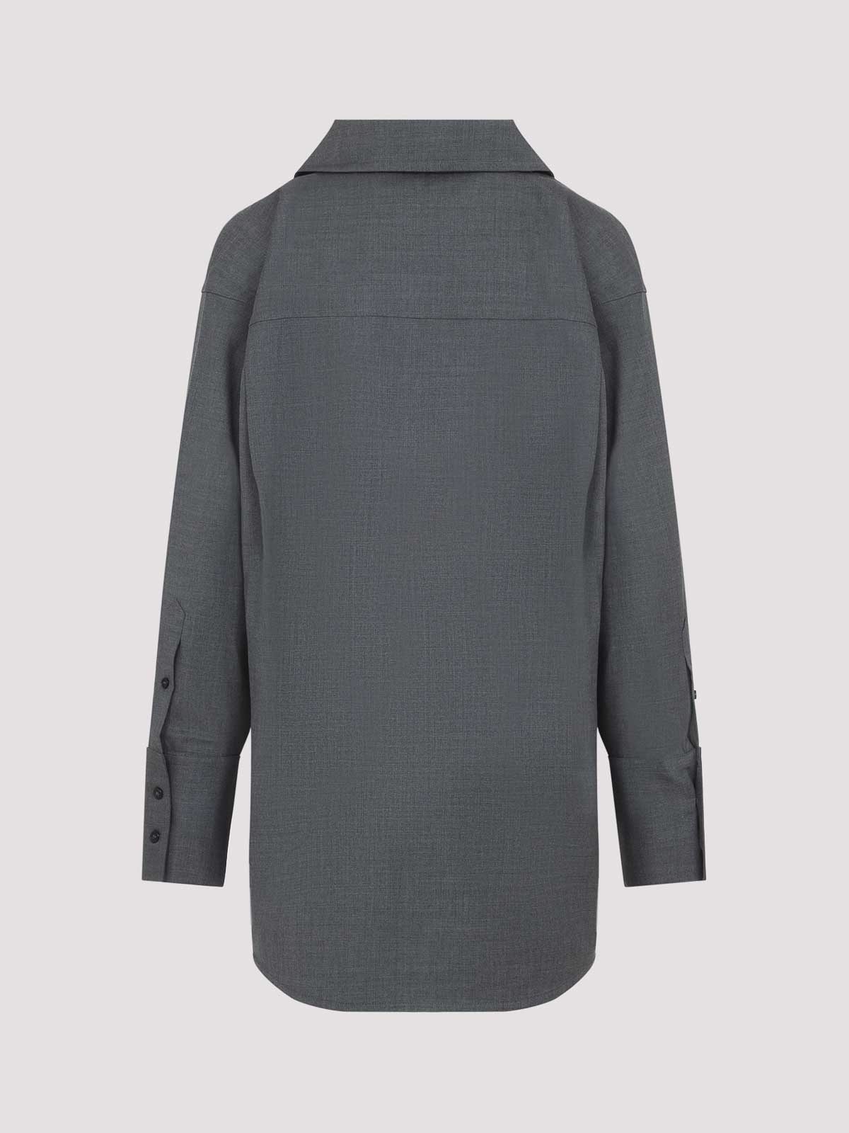 Co Wool Overshirt In Gray