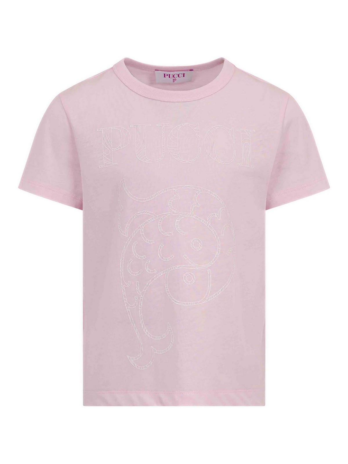 Emilio Pucci T-Shirt Con Logo