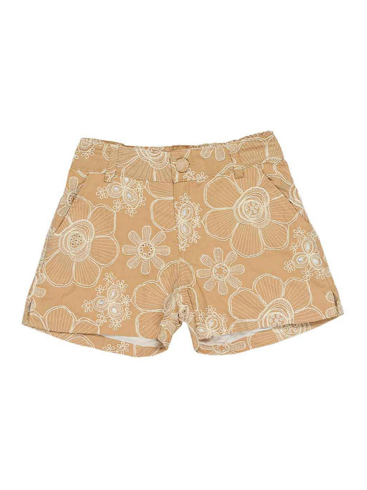Shorts Con Ricamo