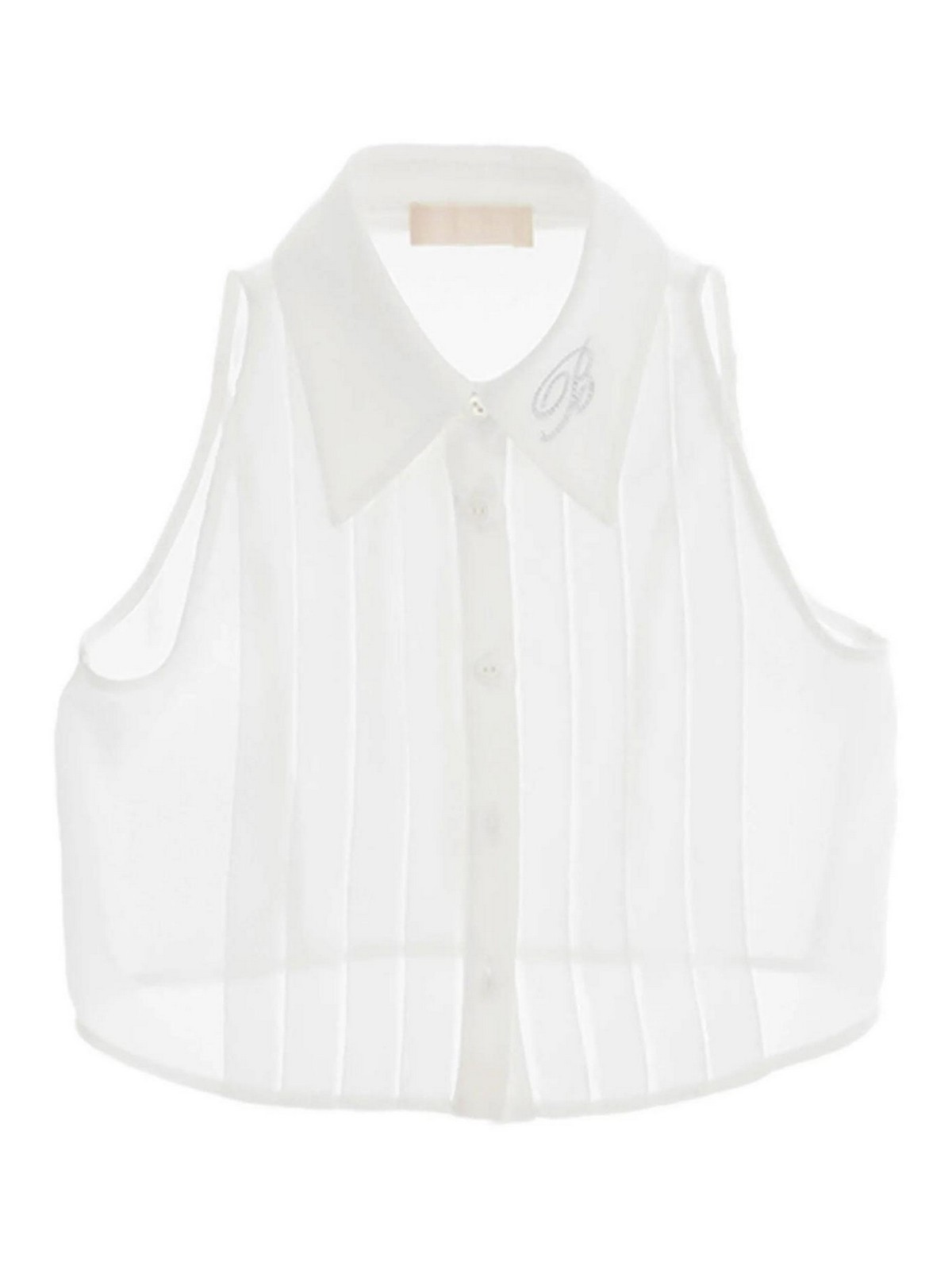 Baby Blumarine Blusa Con Ruches
