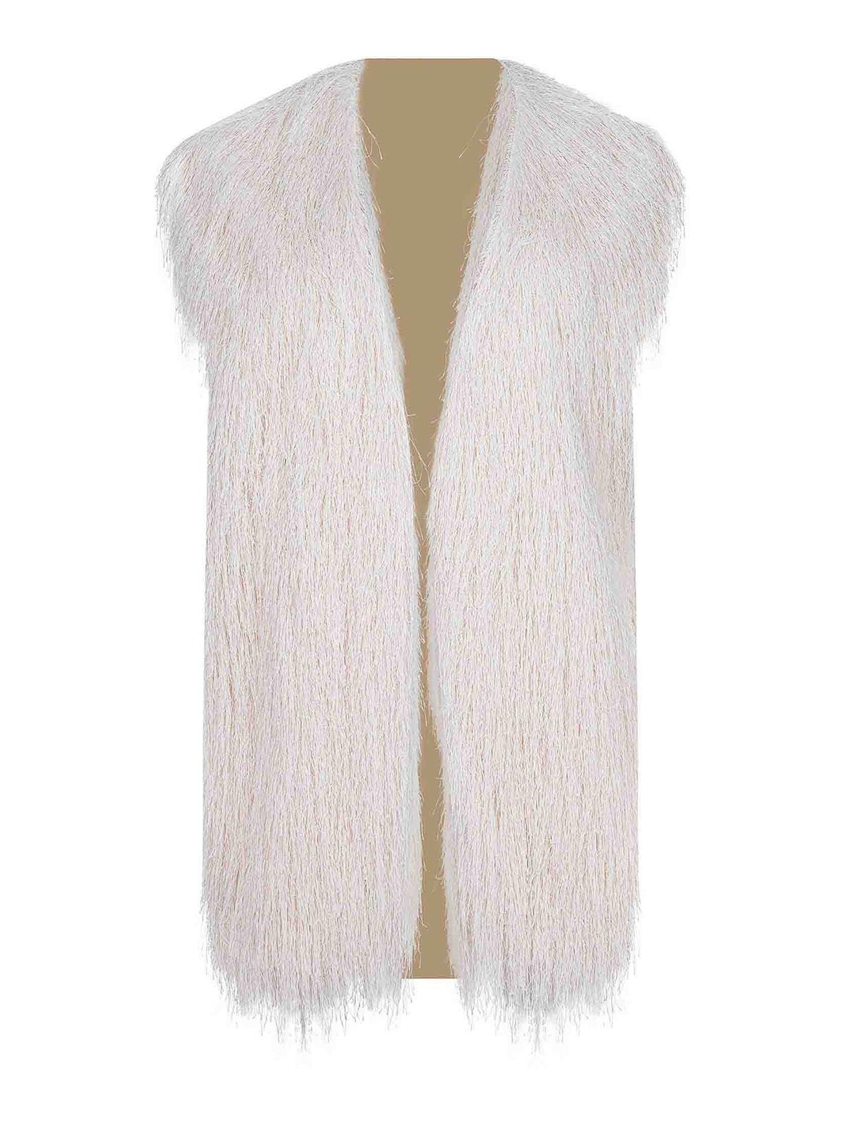 Alysi Vest Made Of Polyester In White