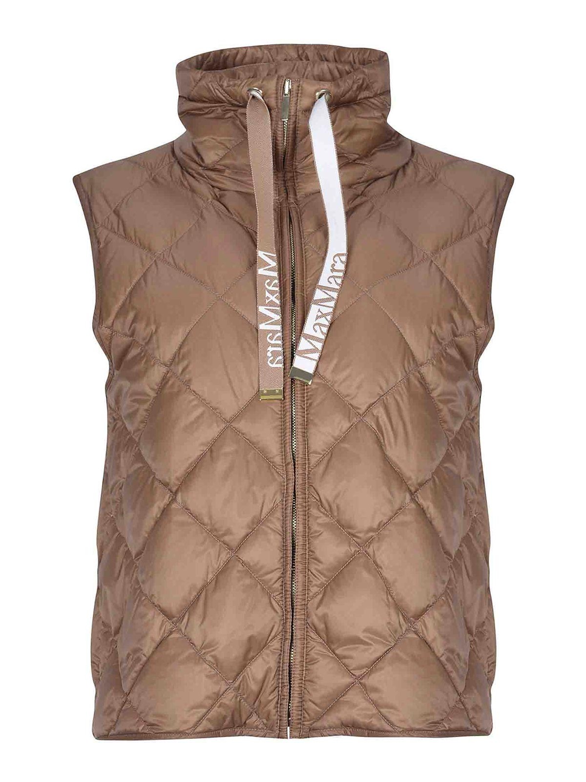 Max Mara The Cube Max Mara  Vest Made Of Polyamide In Brown