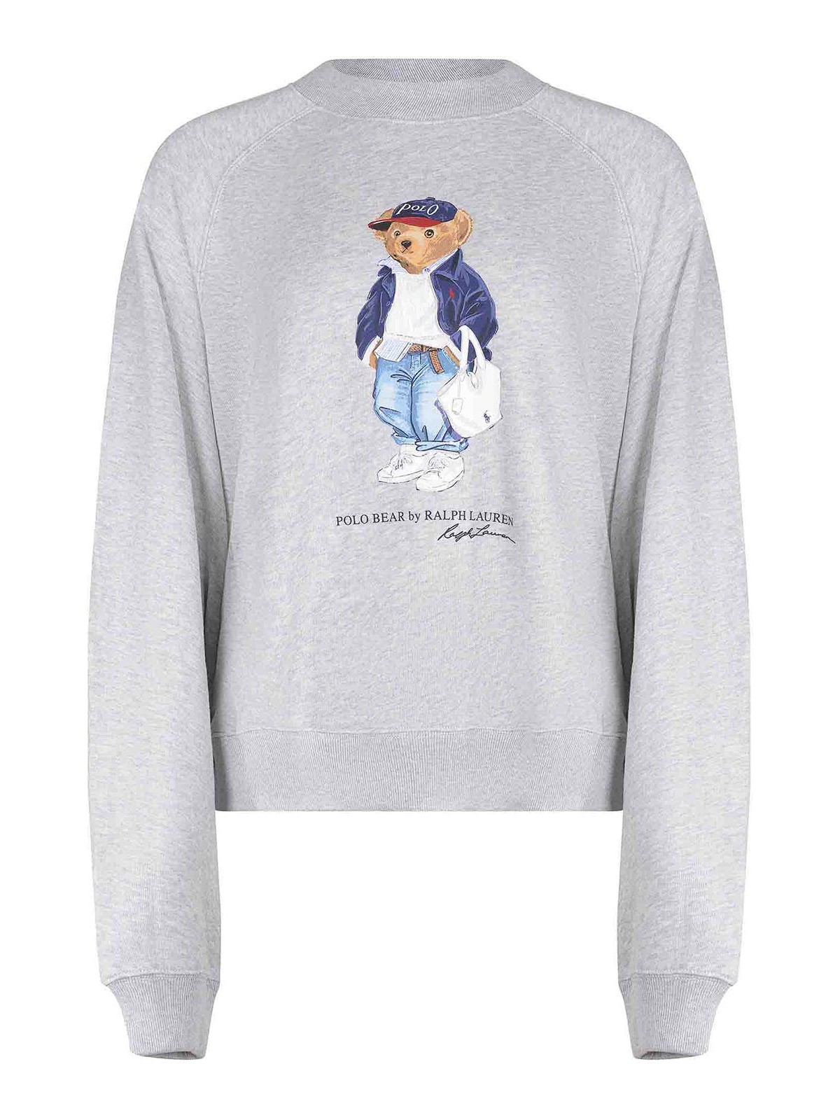 Polo Ralph Lauren Sweatshirt Made Of Cotton Blend In Gray