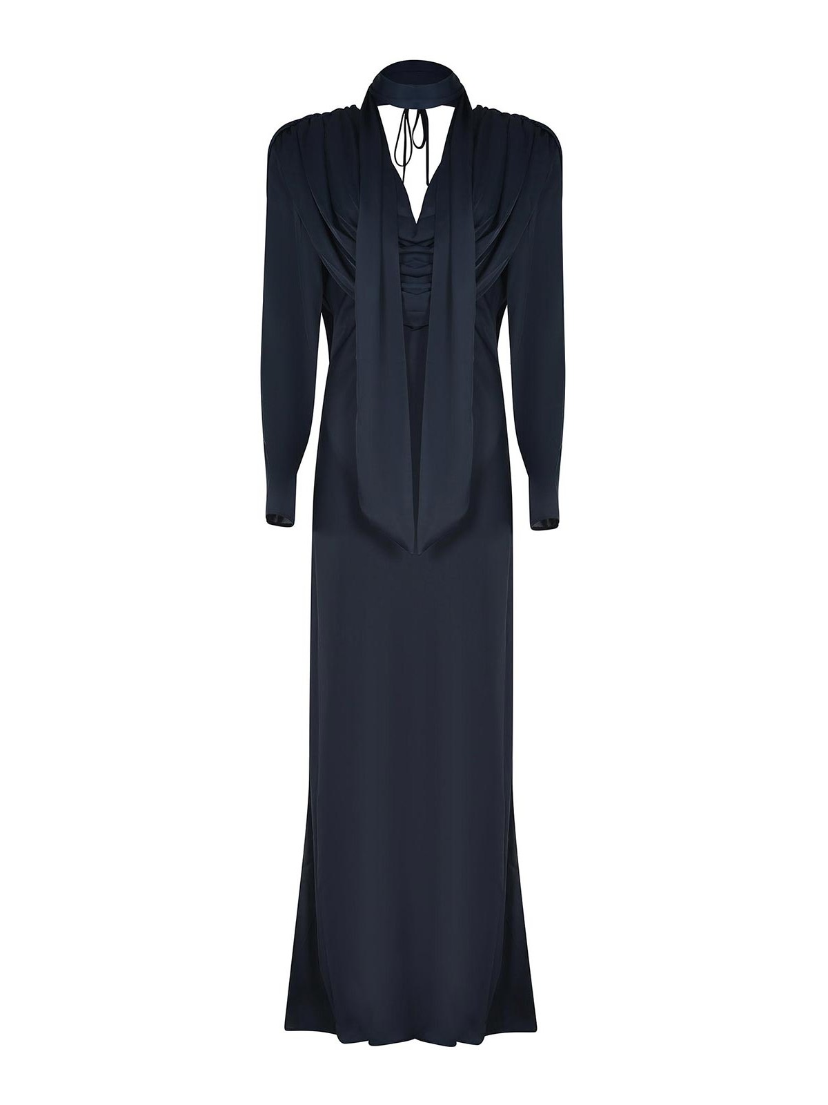 Rotate Birger Christensen Robe Au Genou - Bleu