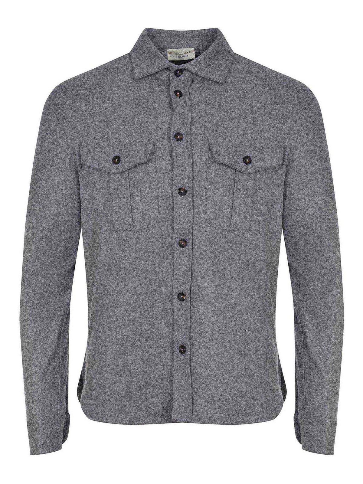 Camicia Realizzata In Misto Lana E Cashmere