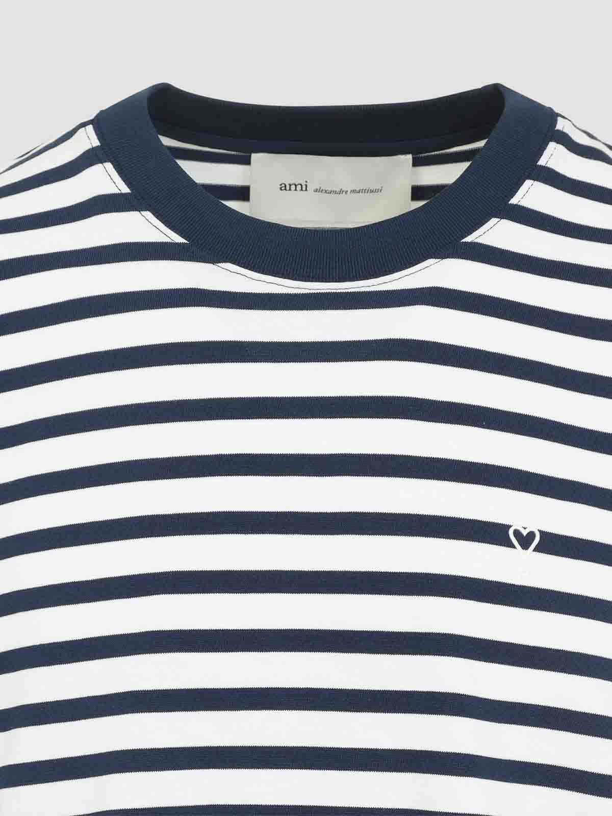 Ami Paris Tシャツ - 白 - ホワイト|UTS374JE0210A044