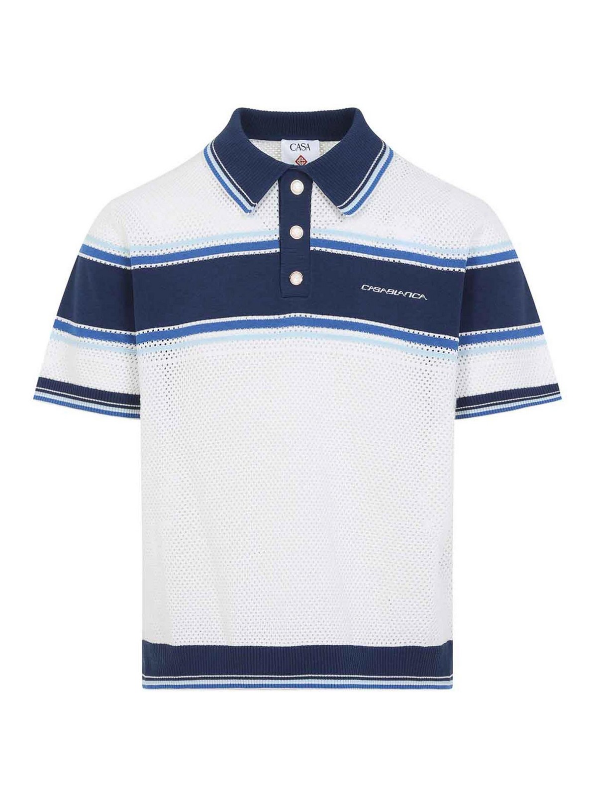 Casablanca Polo a righe in rete