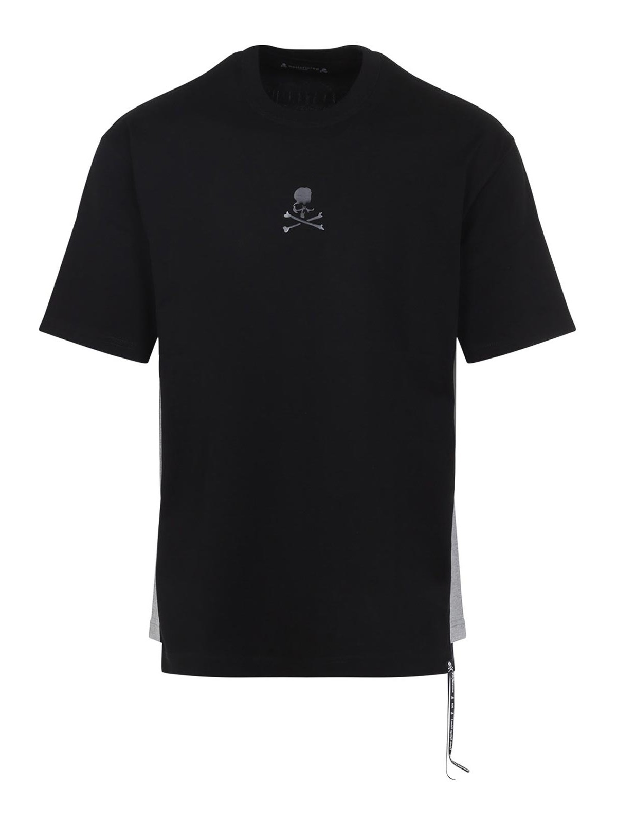 T-shirt a maniche corte con pannello laterale