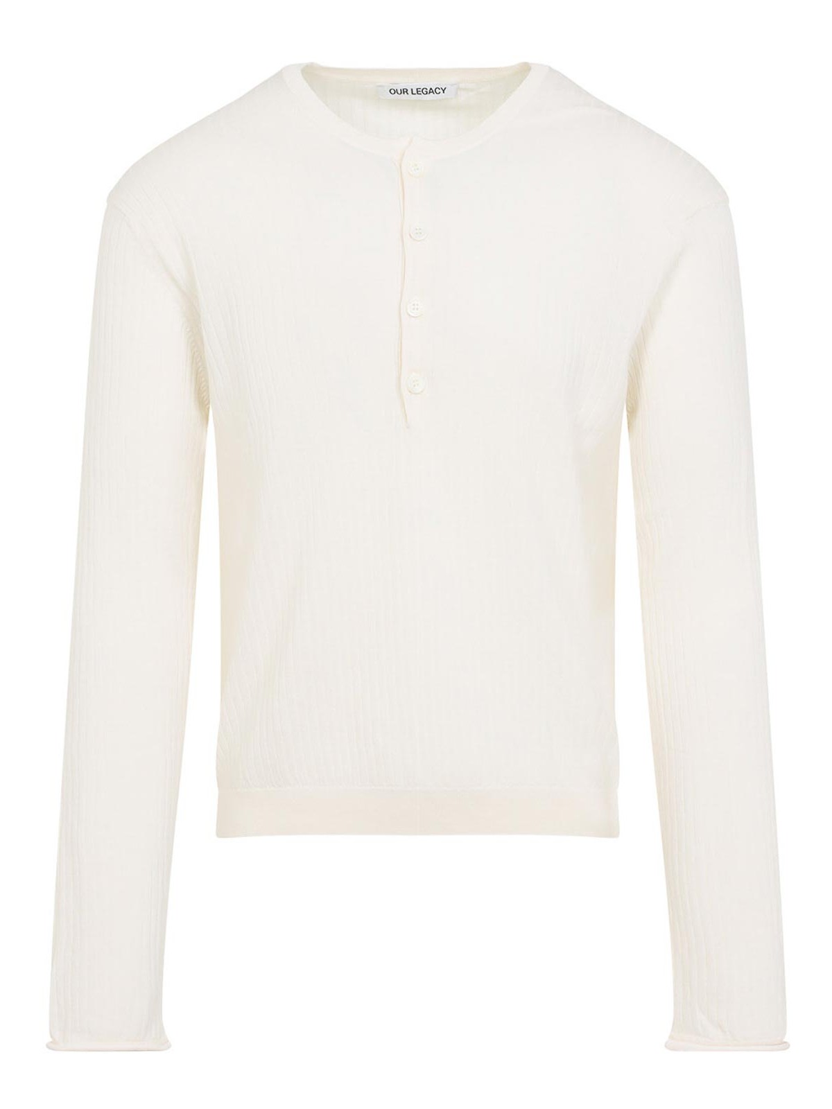 Our Legacy T-shirt raffinata Henley