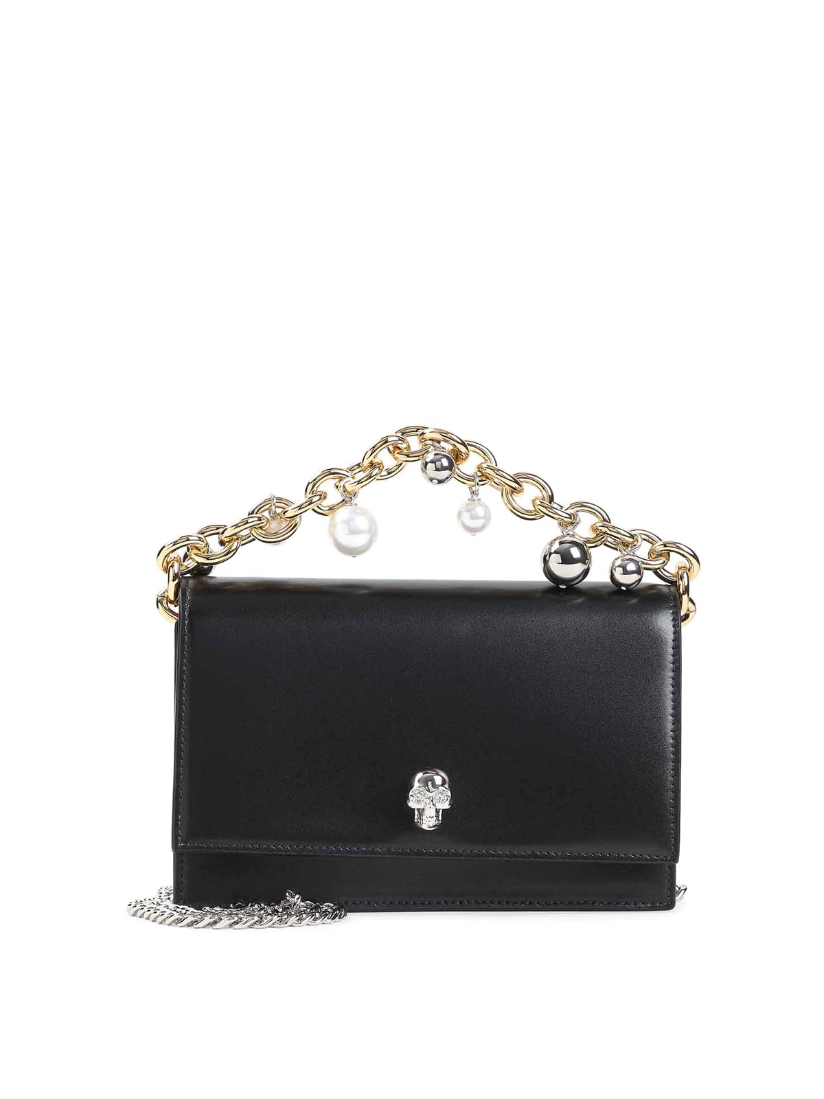 Alexander Mcqueen Pochette con teschio piccolo