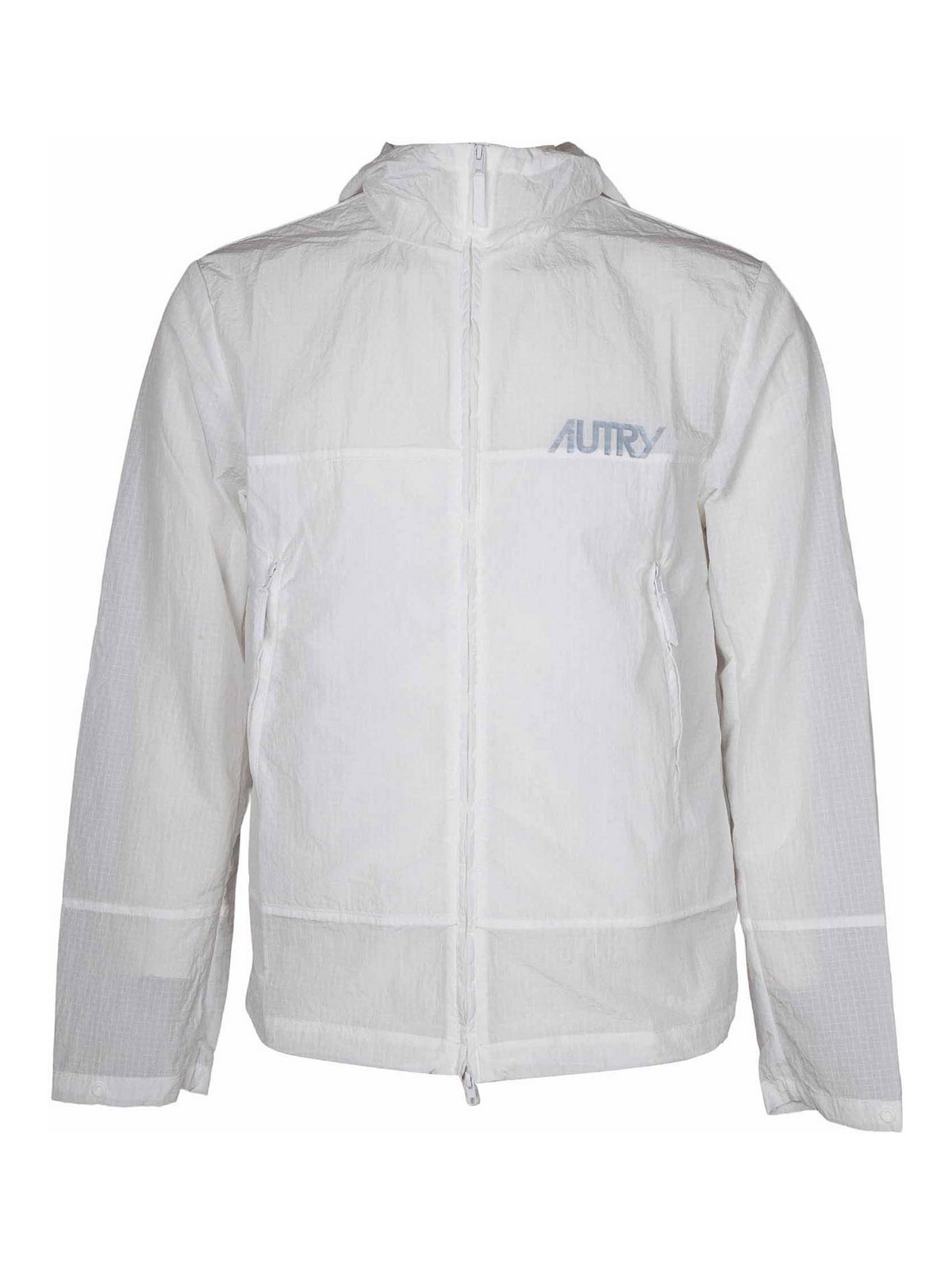 Autry White Windbreaker