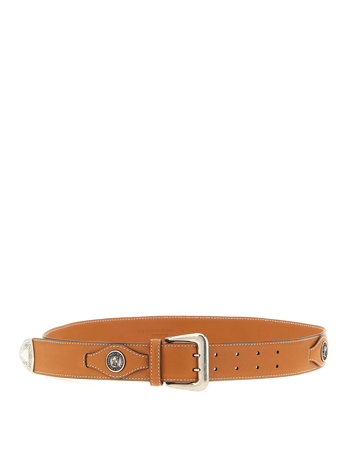 Ermanno Scervino Logo Coin Belt In Brown